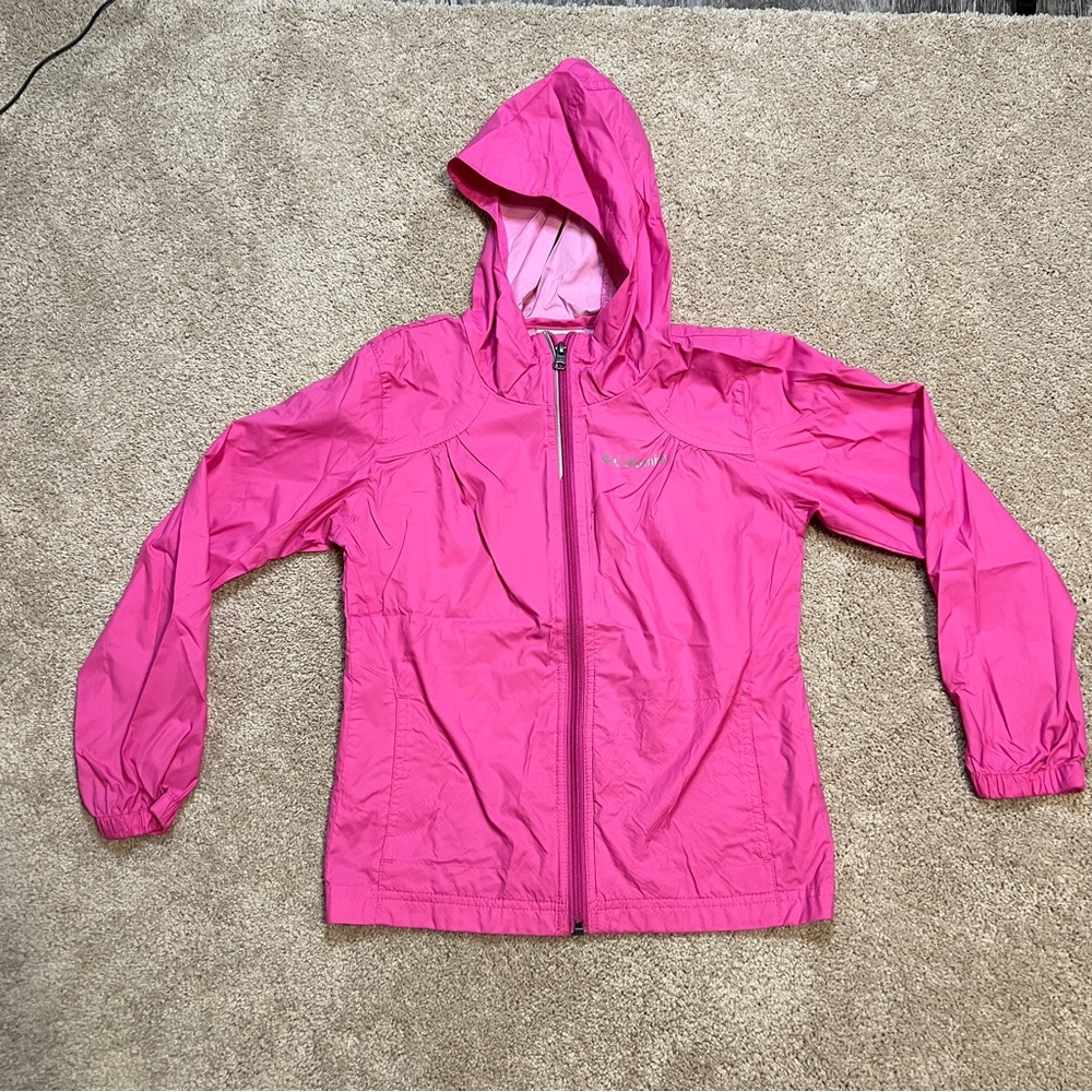 Kids Columbia Rain Jacket Size Small (7/8)